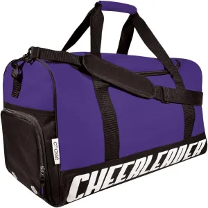 chassé Girls' Travel Sport Bag With Cheerleader Imprint - Purple