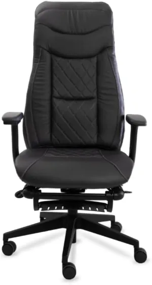 Chill Chair – Deep Tissue Massage Office Chair – Elegant and Timeless Black Office Chair – Reclining Office Chairs to Boost Comfort & Productivity