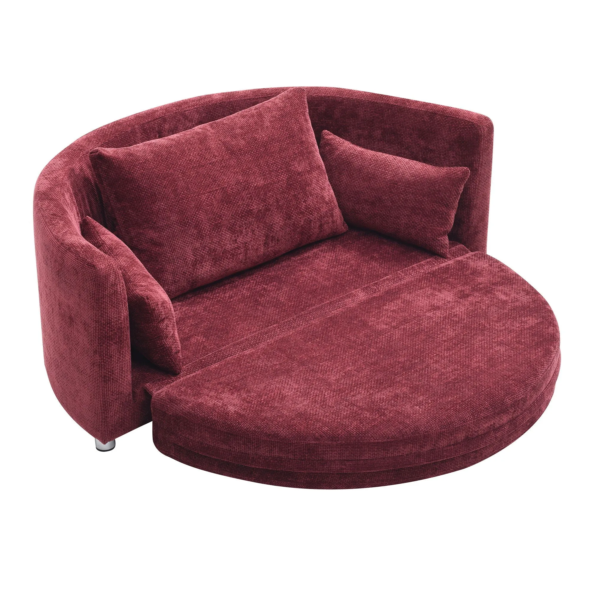 Circular Sustainable Sofa Futon Foldable Sleeping Sofa Sofa Adjustable Reduced cost Sleeper Multi-Functional And Floor Chair Bed, Bed, Sitting