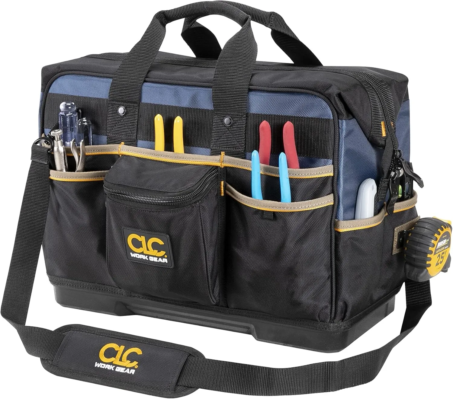 CLC Work Gear PB1553 19" Molded Base Contractor's Closed-Top Tool Bag