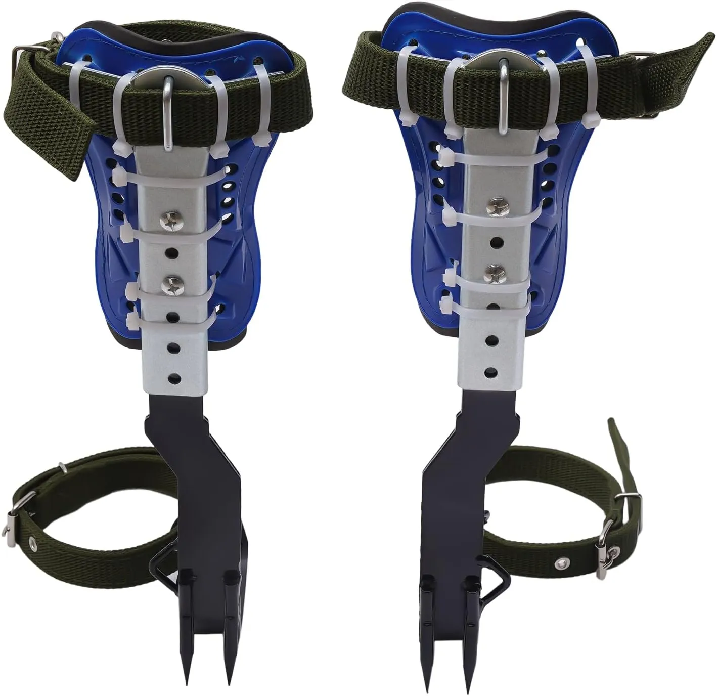 Climbing Spike Tree Climber Gear Tool Tree Climbing Spikes Set with Extra Multi-Functional Straps Climbing Tool Rescue Belt Personal Protective Equipment for Climbing Picking Fruit Sports Working