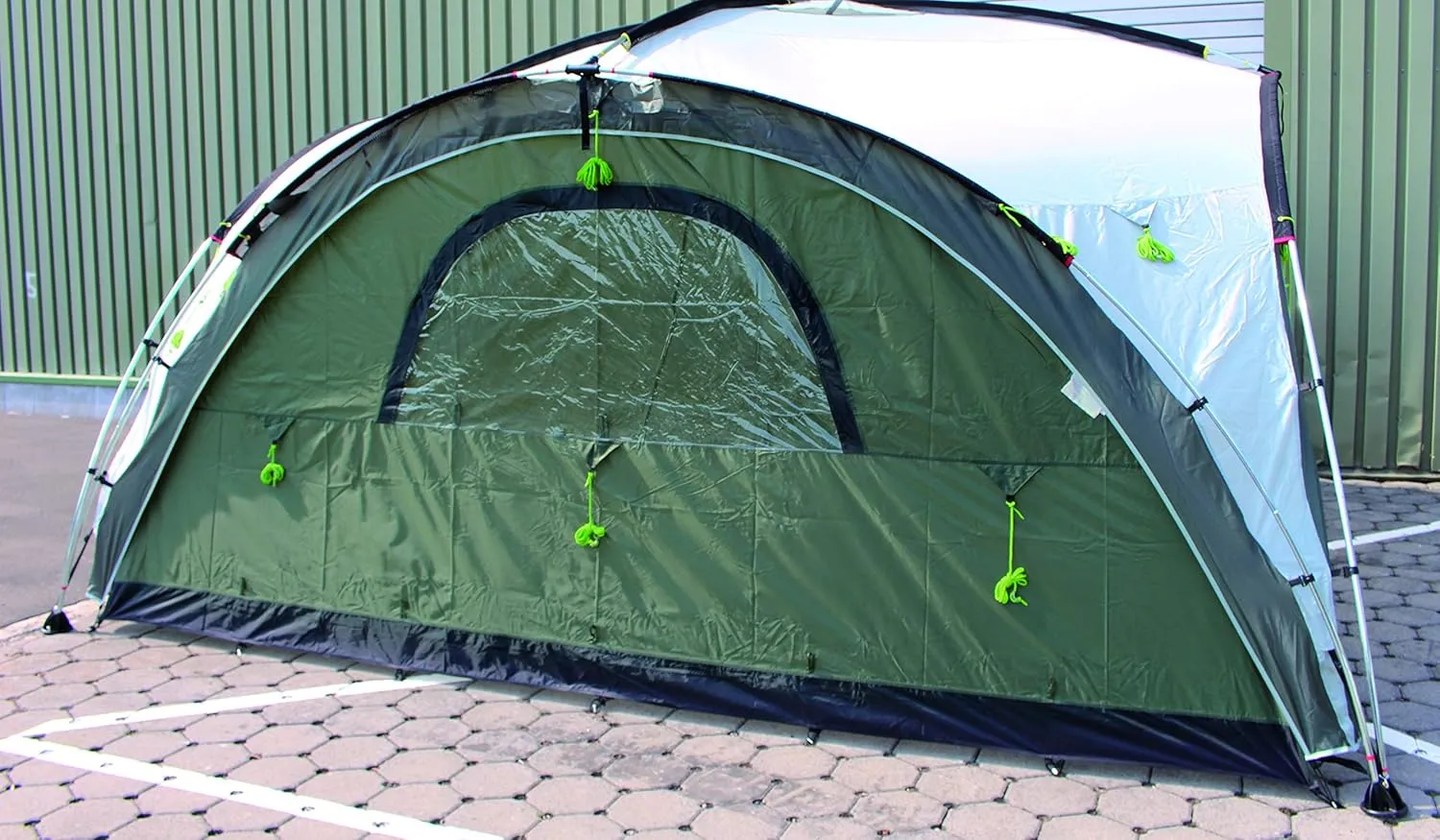 Coleman Gazebo Event Shelter Sun Wall, Compatible with The Event Shelter Deluxe XL 4.5 x 4.5 m, Gazebo Side Panel with Window, High Sun Protection 50 , Water Resistant, Green