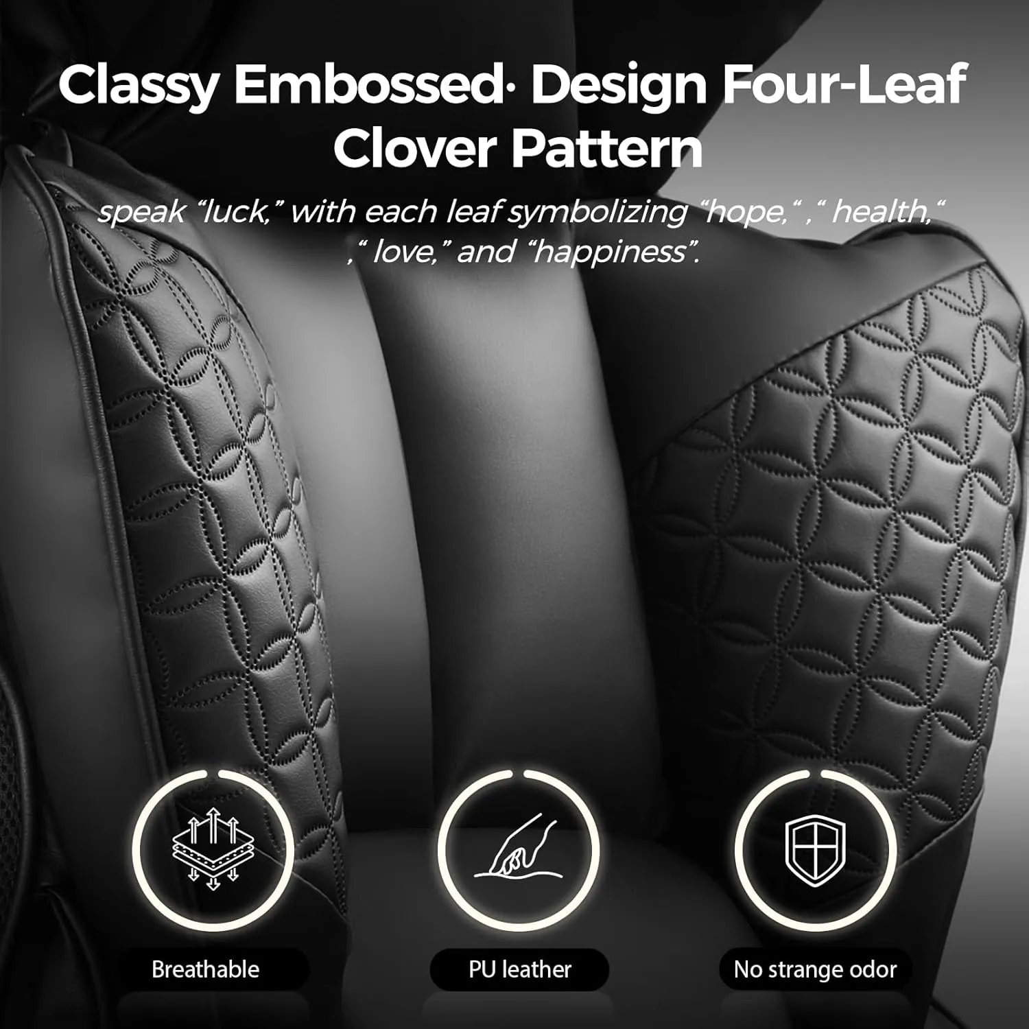 COMHOMA Big and Tall Office Chair 400LBS Wide Ergonomic Gaming Chair with Deluxe Embossing Leather with Foot Rest 150°Reclining Adjustable Armrests Pocket Spring Back Support and Without Pillow
