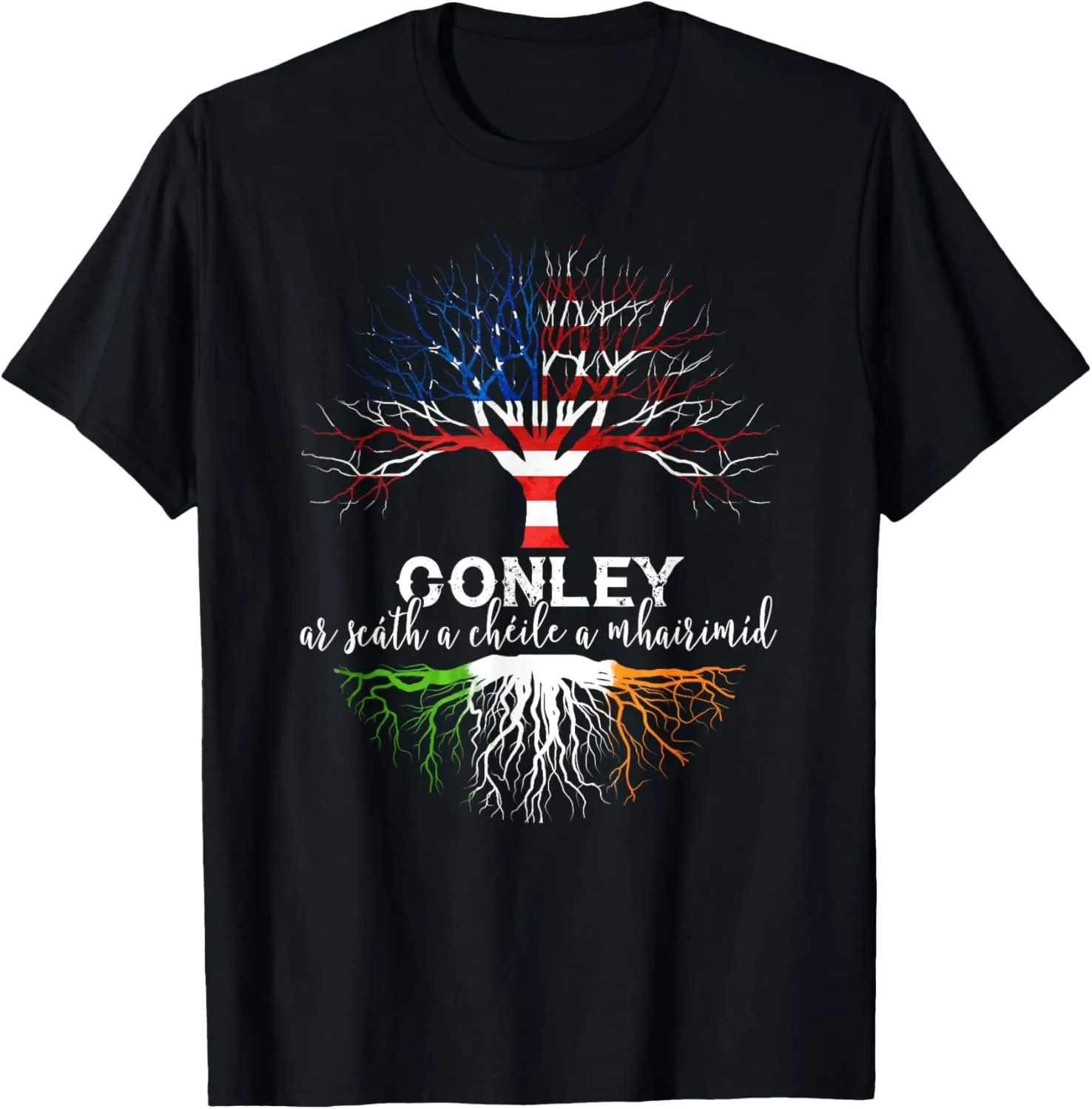 Conley Irish Family Name Shirt Irish Roots T-Shirt