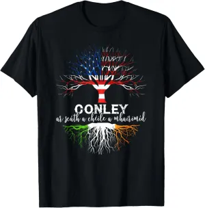 Conley Irish Family Name Shirt Irish Roots T-Shirt