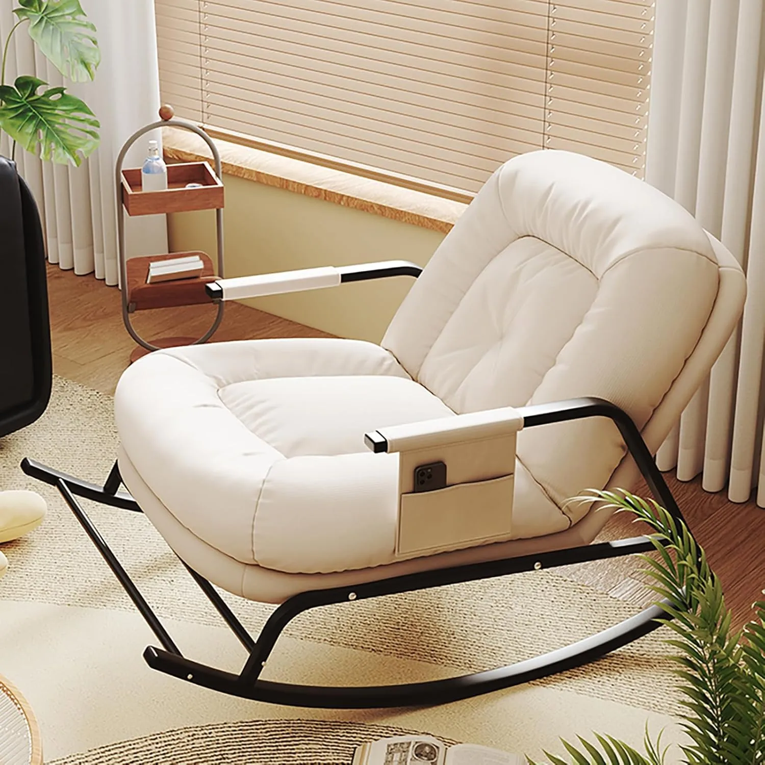 Cozy Lazy Sofa for Relaxation - Adjustable Lounge Chair for Sleeping and Napping on Balcony, Ideal for Home Use and Midday Breaks for Adults A