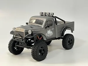 CR18P EVO Harvest (Matte Metal Gun) - 4WD RC Micro Crawler 2.4Ghz 4 Channel TX, 1/18 Scale RC Cars for Adults, Remote Control Truck, Remote Control Car Toys (1810109)