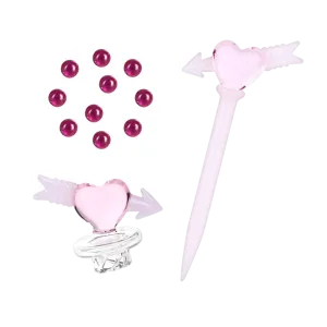 Cupid's Arrow Carb Cap, Dab Tool, & Ruby Terp Pearls Bundle