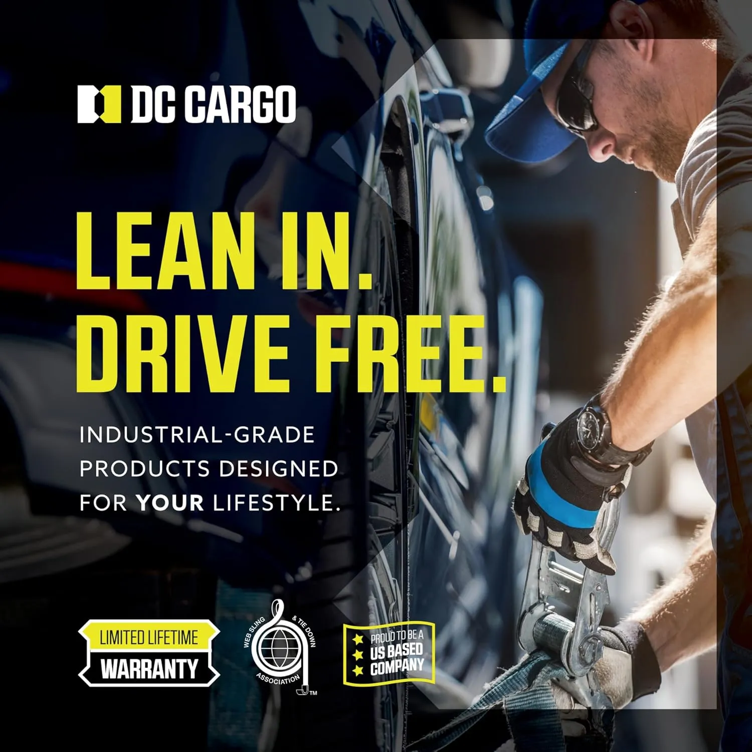 DC Cargo Mall E Track Tool Hanger Accessories 6.5" Deep (2 Pack) - Garage Wall Mount, Truck, Enclosed Trailer, Storage ETrack System Hooks - Hook Storage System for Tools, Ladder, Shovel