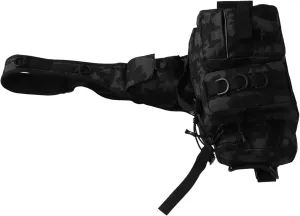 DECHOUS Fishing Sling Crossbody Tackle Bag Fishing Gear Holder Convenient Tackle Backpack for Fishing Hiking Camping and Hunting Multi Functional Camouflage Design