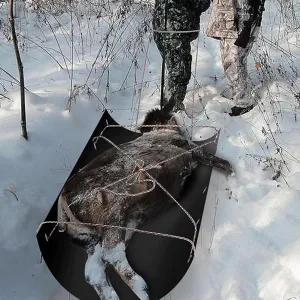Deer Drag Sleds, Polyethylene Deer Sled Game Hauler Portable Outdoor Hunting Gear with Rope for Duck Hunting Ice Fishing