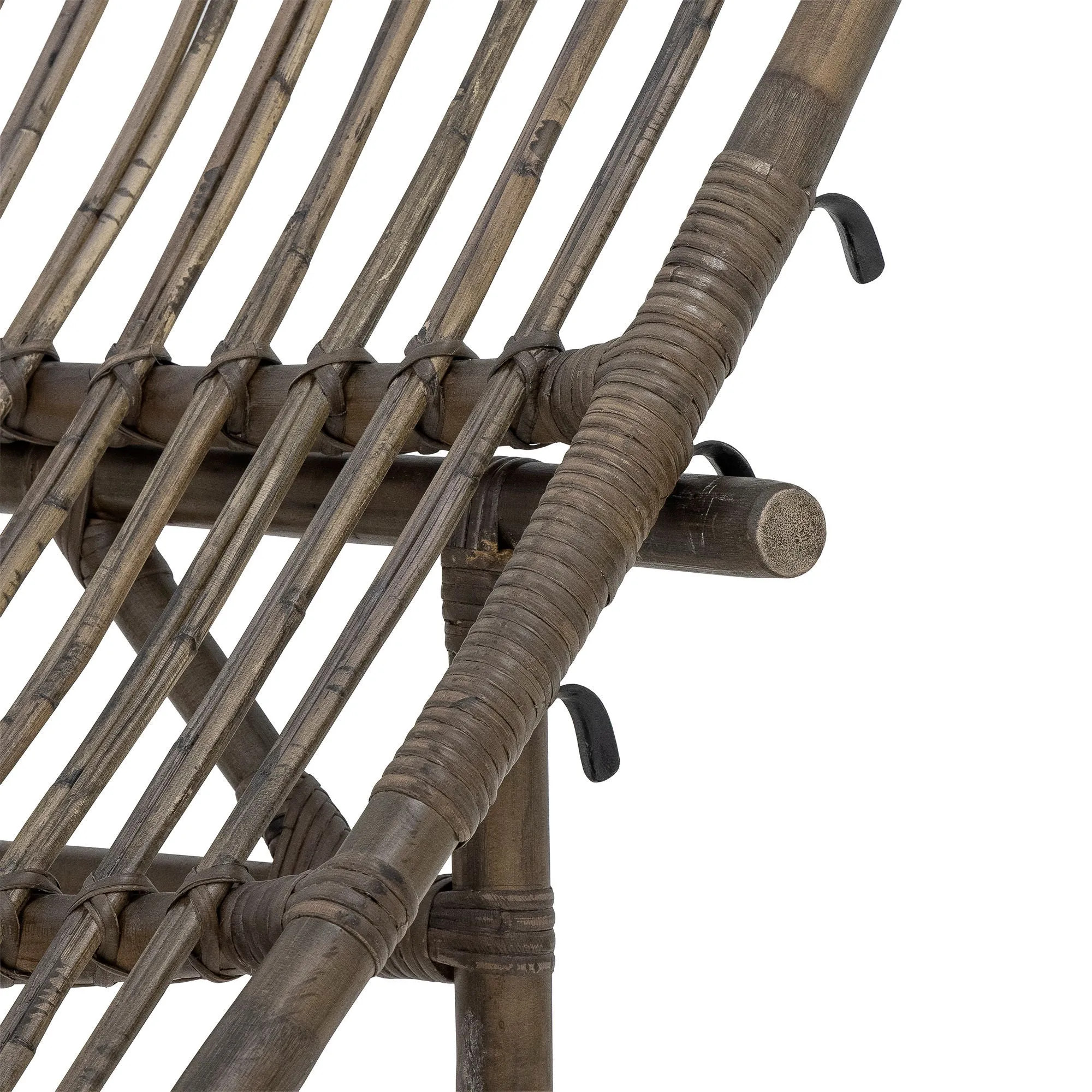 Dione Deck Chair, Brown, Rattan