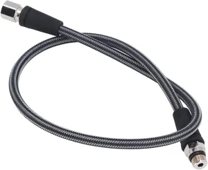 Diving High Pressure Regulator Hose,Carbon Fiber Woven,Flexible, Diving,Professional Hose,for All Diving Activities (65CM)