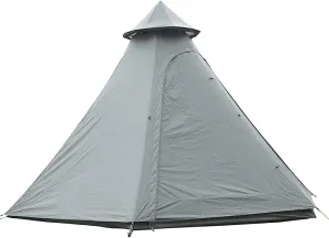 Dome Camping Tent Indian Teepee Tent 3-4 Person Double Layers Anti-Uv Tower Tent Outdoor Family Camping Tent