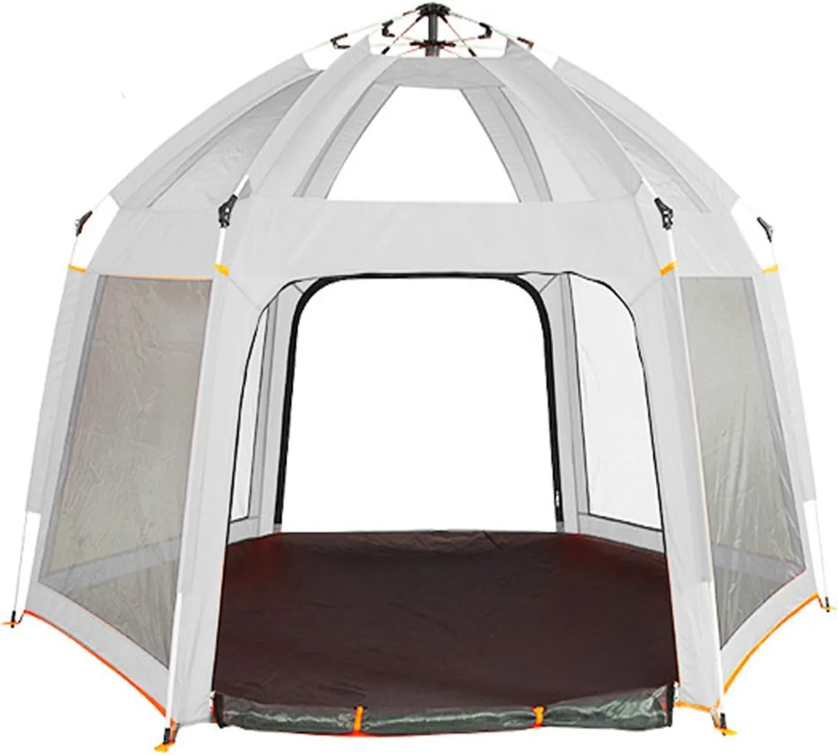 Dome Tent, Pop Up Tents for 3 to 4 Person Automatic Opening Double Layer Tent, Camping Tents with Porch for Hiking Camping Outdoor,Gray