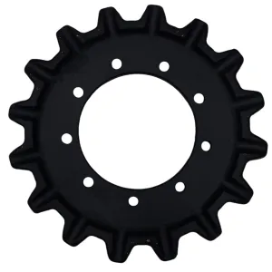 Drive Sprocket 08801-66210 Compatible with Takeuchi TL8 TL230 TL130 Mustang MTL16 MTL316 Gehl CTL60 Compact Track Loader 16 Teeth 9 Bolt Holes Rubber Undercarriage
