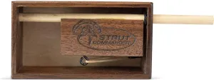 Duck Commander Button Pusher Turkey Call, Walnut Turkey Call, Turkey Gobble Box Call for Hunting, Turkey Hunting Gear and Accessories
