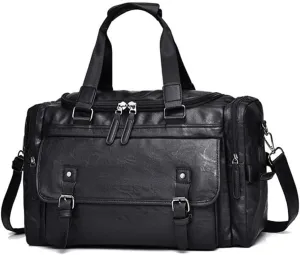 Duffle Bag Men's Handbag Travel Bag Business Trip Shoulder Crossbody Bag Luggage Bag for Travel, Workout(Black)