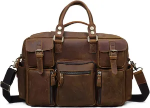 Duffle Bag Men's Handbag Vintage Bag Large Capacity Travel Bag for Travel, Workout
