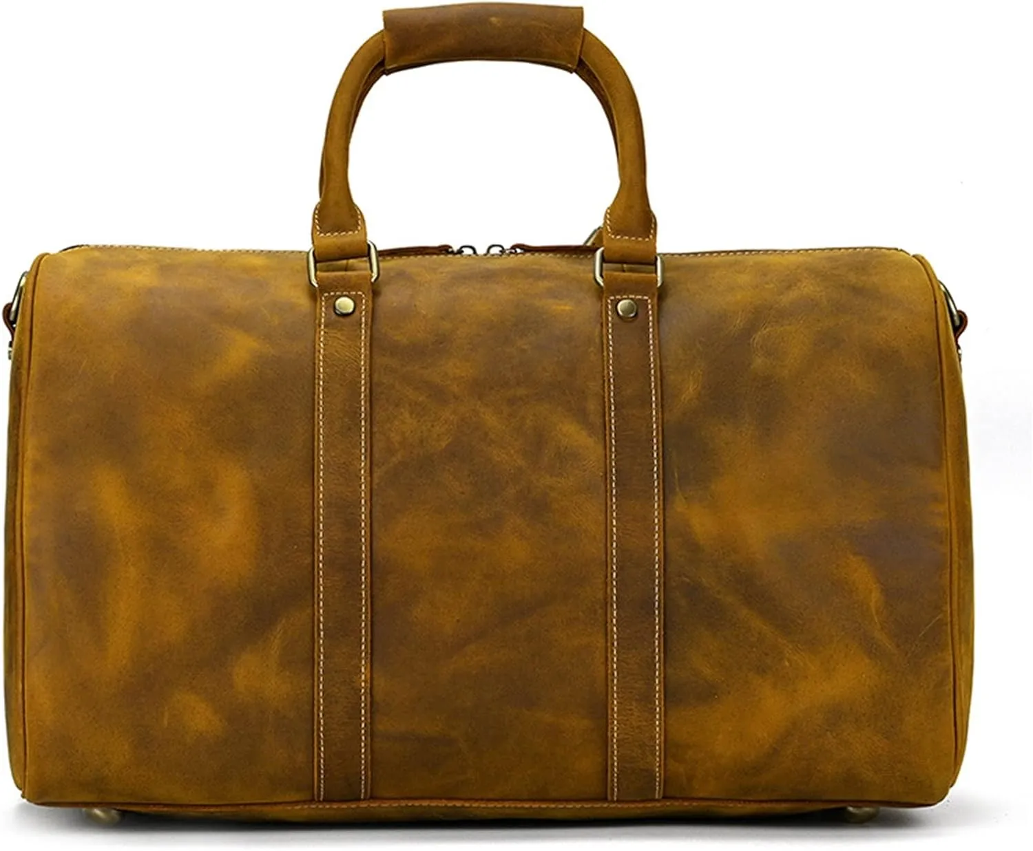 Duffle Bag Vintage Large Travel Duffle Bag Leather Weekend Bag for Travel, Workout