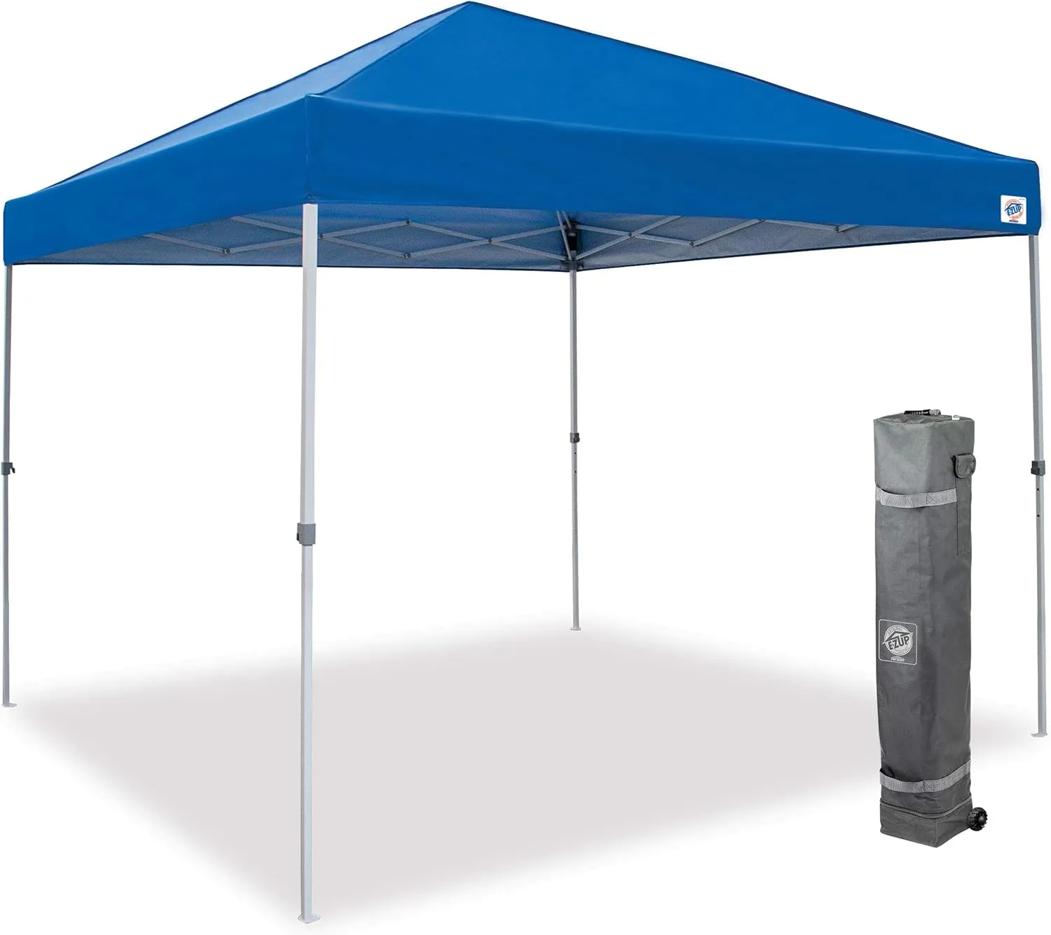 E-Z UP Patriot ONE-UP Technology Shelter, 10' x 10', Royal Blue (PTSRB10)