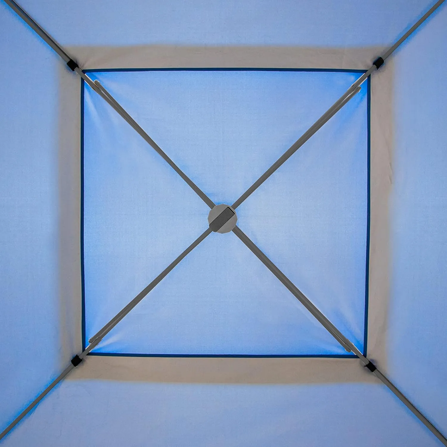 E-Z UP Patriot ONE-UP Technology Vented Shelter, 10' x 10', Royal Blue