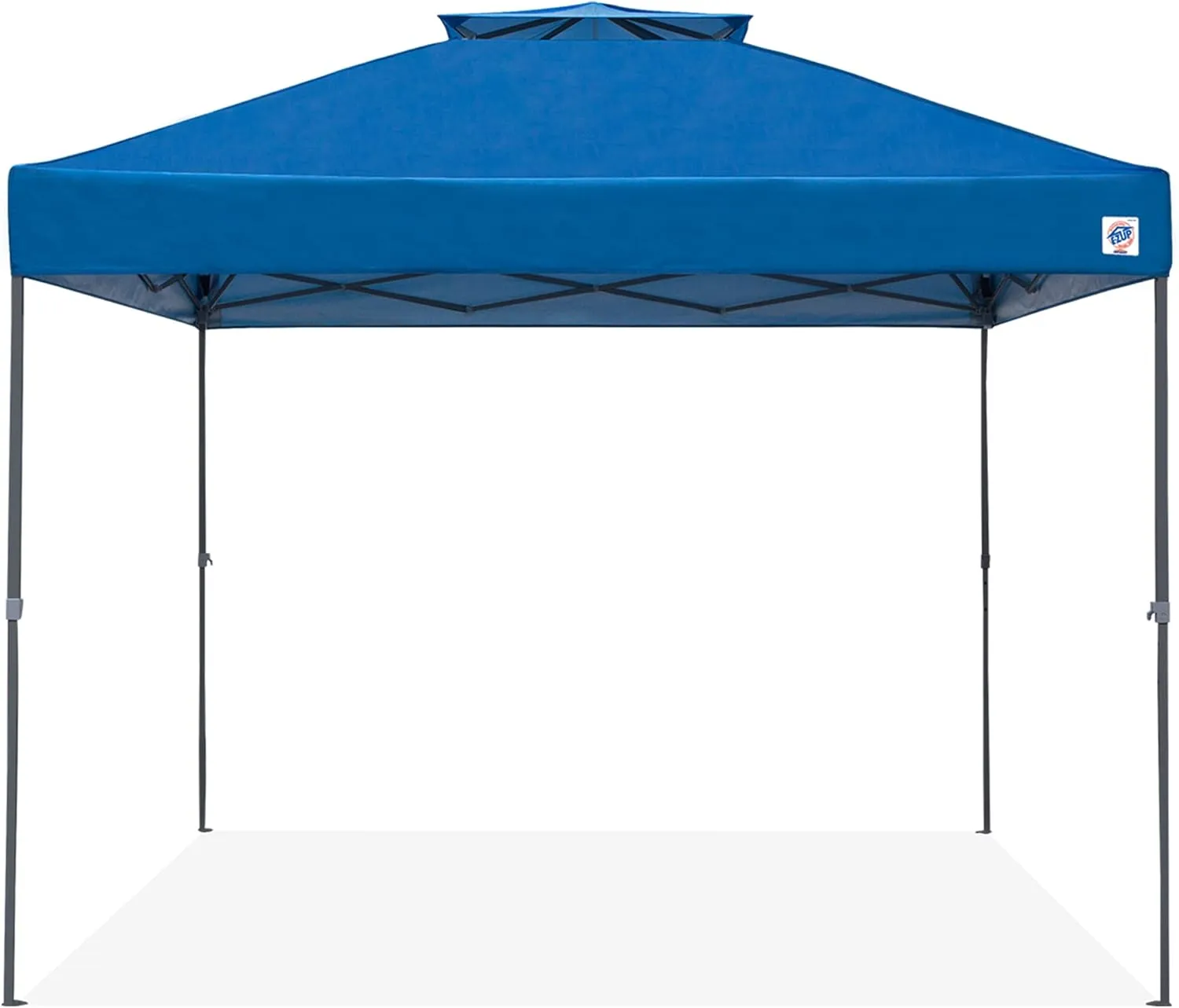 E-Z UP Patriot ONE-UP Technology Vented Shelter, 10' x 10', Royal Blue