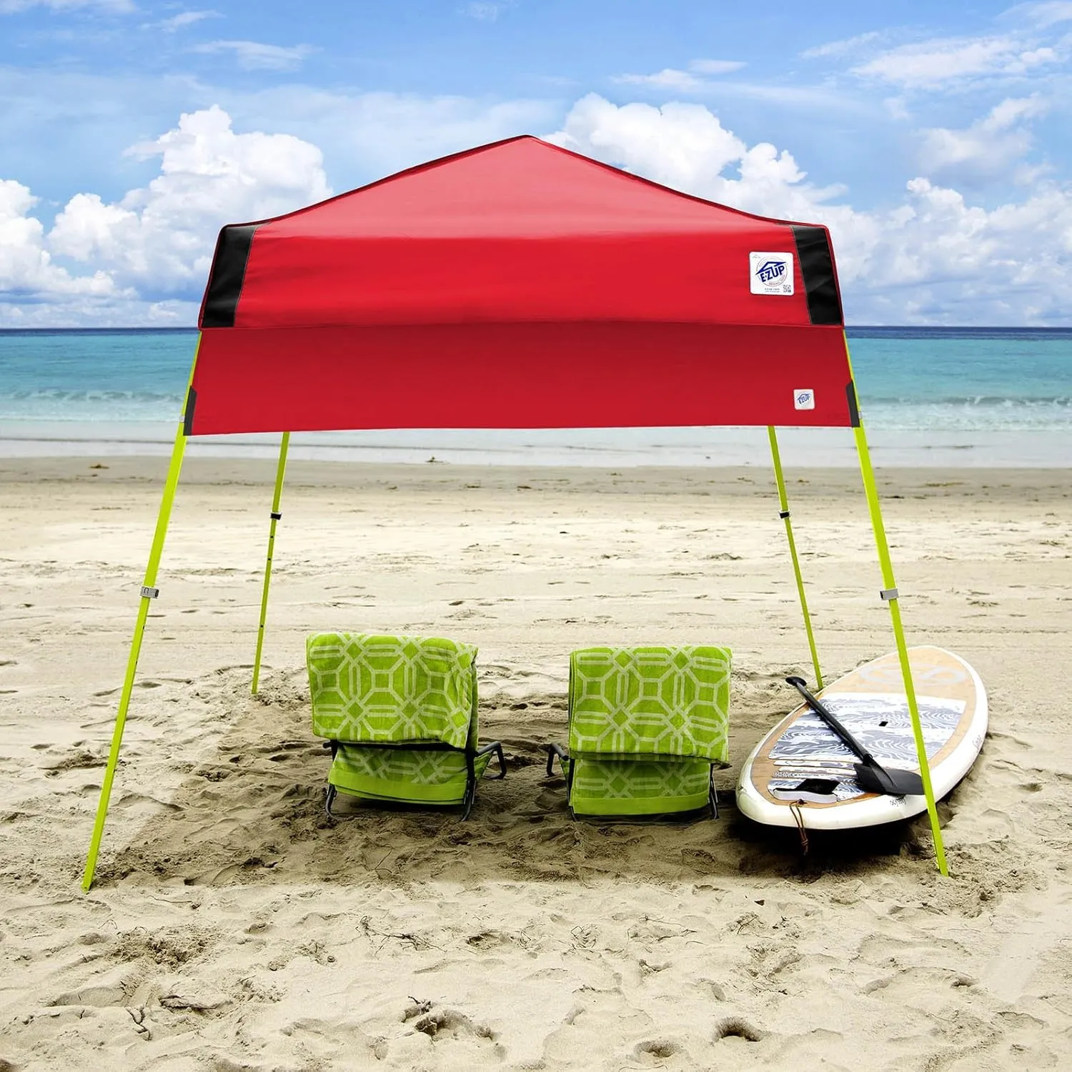E-Z UP Recreational Half Wall, Canopy/SHELTER NOT Included, Fits Angled Leg 10' x 10' Canopy, Truss Clips and Storage Bag, Royal Blue