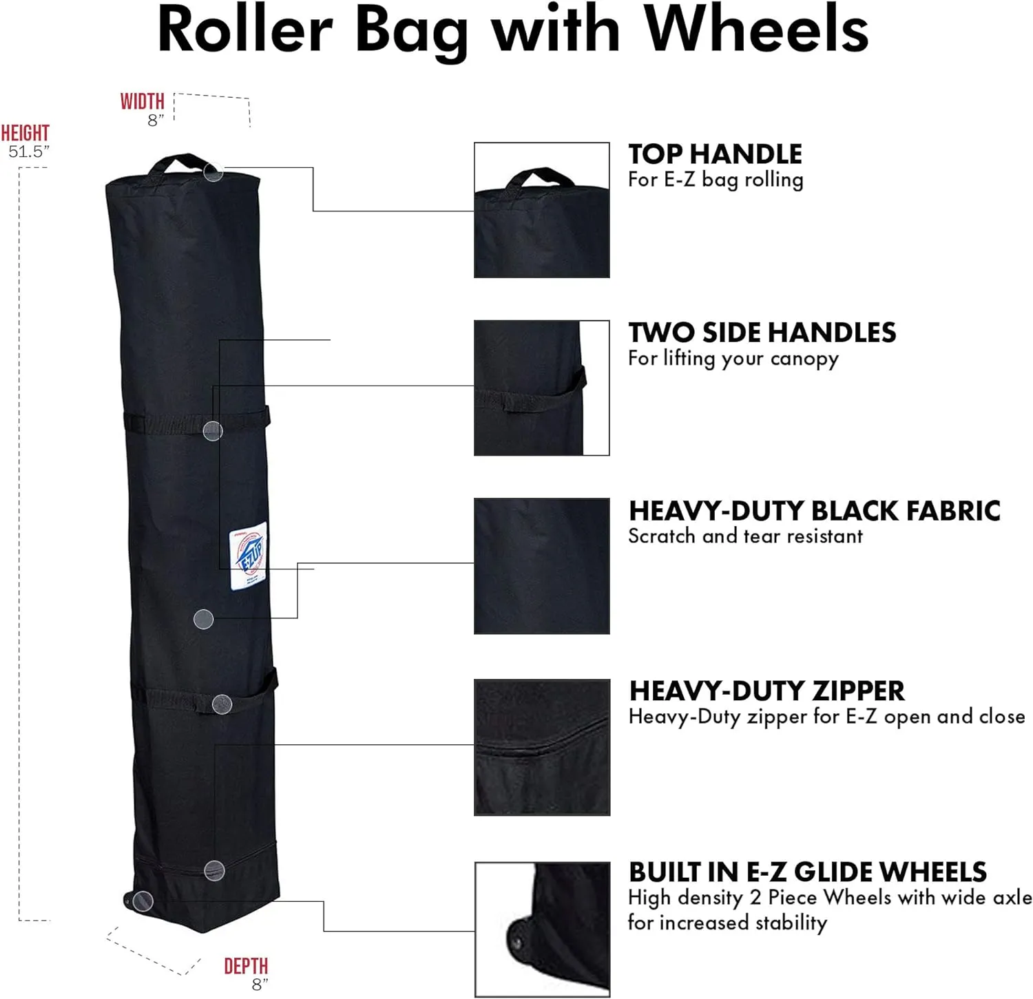 E-Z UP Sierra II Instant Pop Up Outdoor Canopy 10' x 10', Roller Bag and 4 Piece Spike Set, Royal Blue