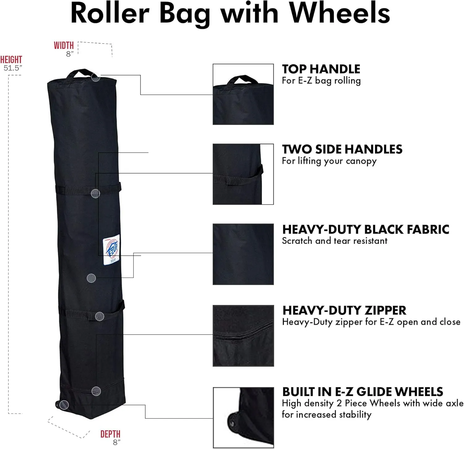 E-Z UP Sierra II Instant Pop Up Outdoor Canopy 10' x 10', Roller Bag and 4 Piece Spike Set, Royal Blue