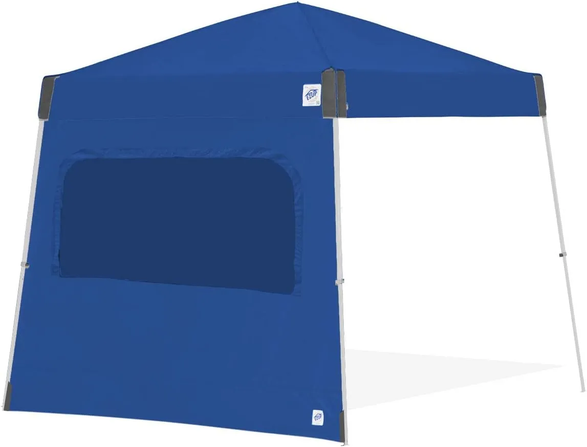 E-Z UP Single Sidewall with Screened Window, Fits 12' Angled Leg, Truss Clip Attachment, Royal Blue