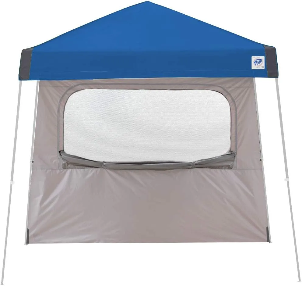 E-Z UP Single Sidewall with Screened Window, Fits 12' Angled Leg, Truss Clip Attachment, Royal Blue
