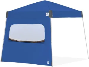 E-Z UP Single Sidewall with Screened Window, Fits 12' Angled Leg, Truss Clip Attachment, Royal Blue