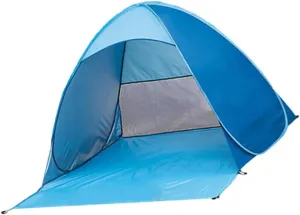 Easy Setup Camping Tent Quick-Opening Sun Shelter Automatic Beach Tent Canopy Portable