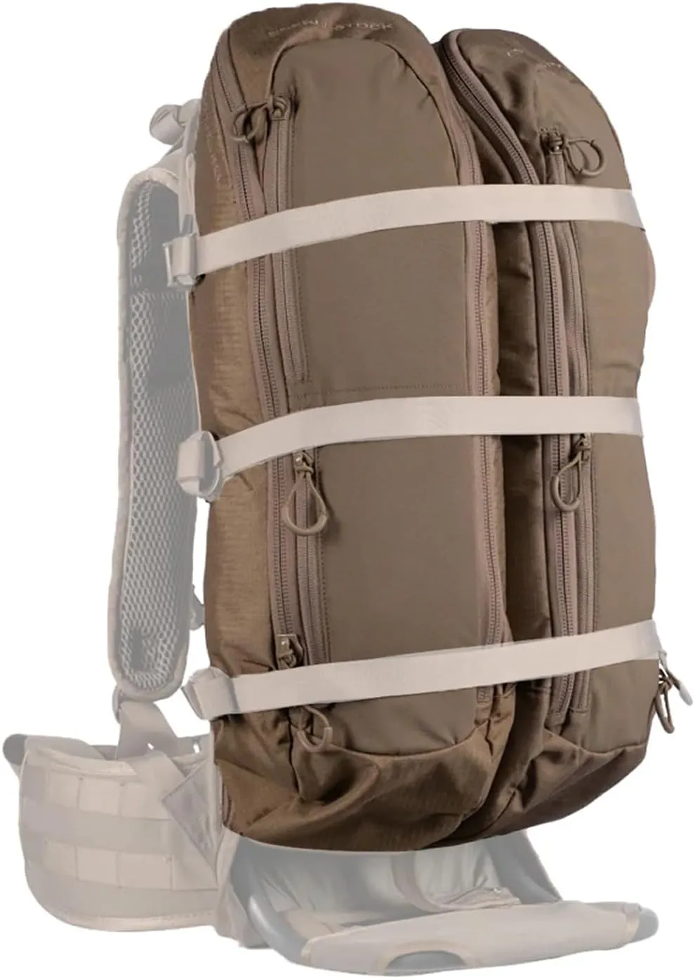 Eberlestock Batwing V2 Pouch - Versatile Hunting Pack Attachment Allowing for Endless Ultraligh Daypack Variations - Large 1,017 Cubic Inches - Military Green