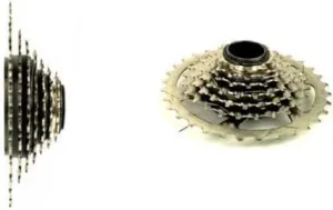 Ebike 7 Speed Threaded Freewheel with Fast 11 Tooth Small Gear (11-32 Range) Comes with Tool. Allows Comfortable Pedaling at High Speeds. Perfect for Ebikes.