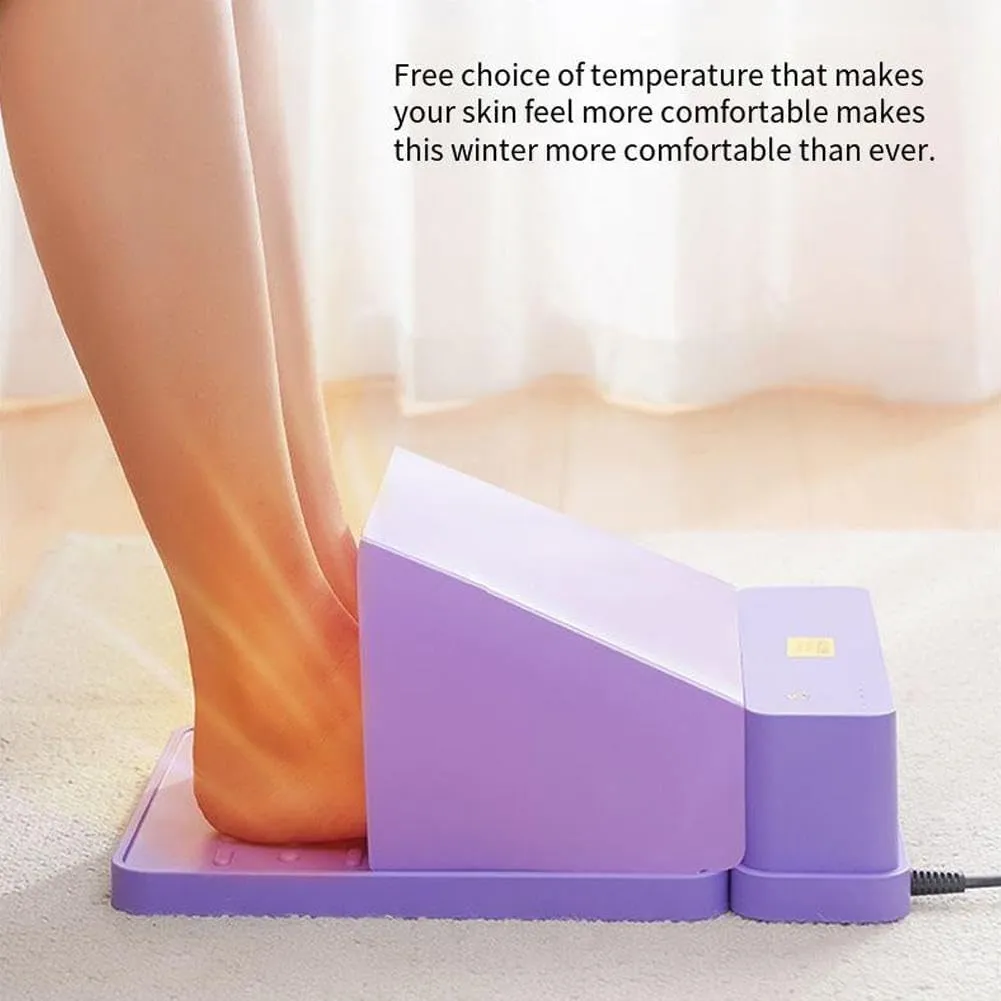 Electric Foot Warmer, Portable Under Desk Heater for Home & Office, 2 in 1 Removable Foot and Hand Warmer for Women & Men, Compact Foot and Hand Warmer for Winter Xmas Gifts