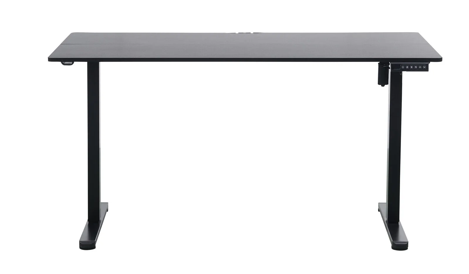 Ergonomic Kids Study Chair & Adjustable Electric Standing Desk Set – Blue Chair & Black Desk