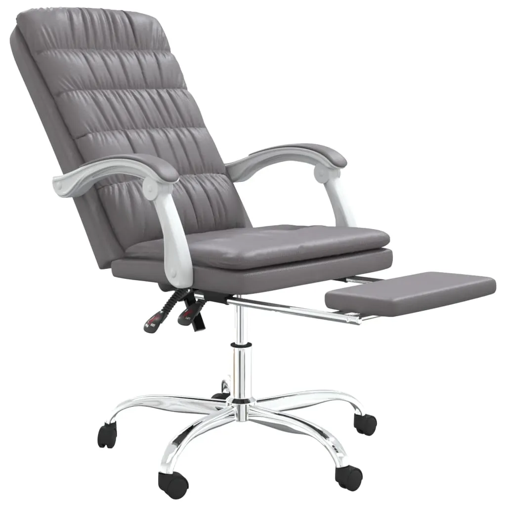 Ergonomic Office Chair Reclining Office Executive Chair Faux Leather