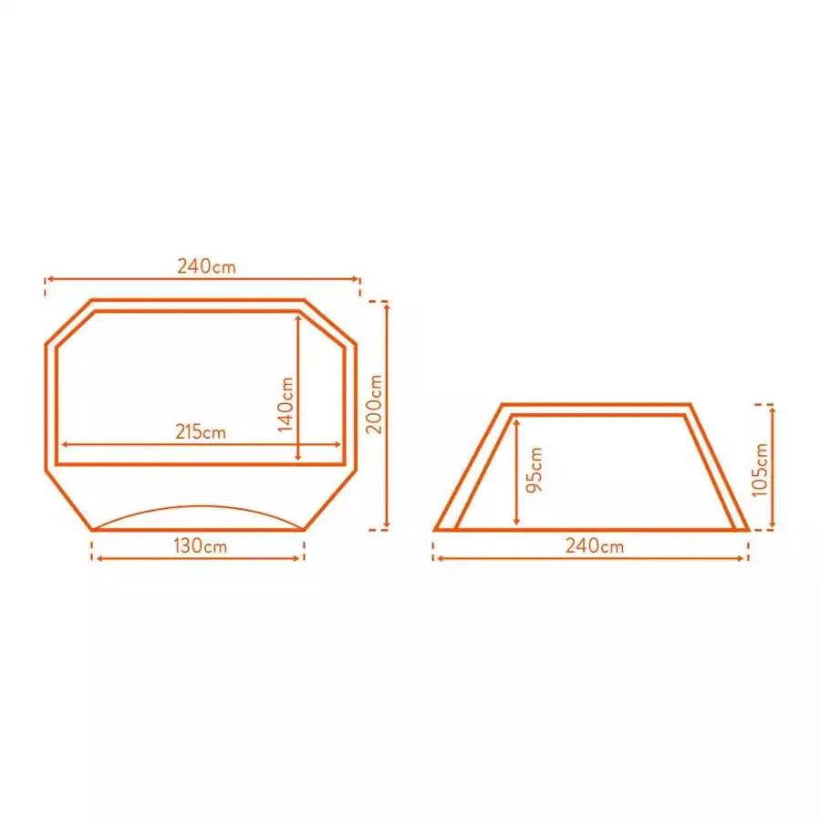 Eurohike Ribble 2 Tent