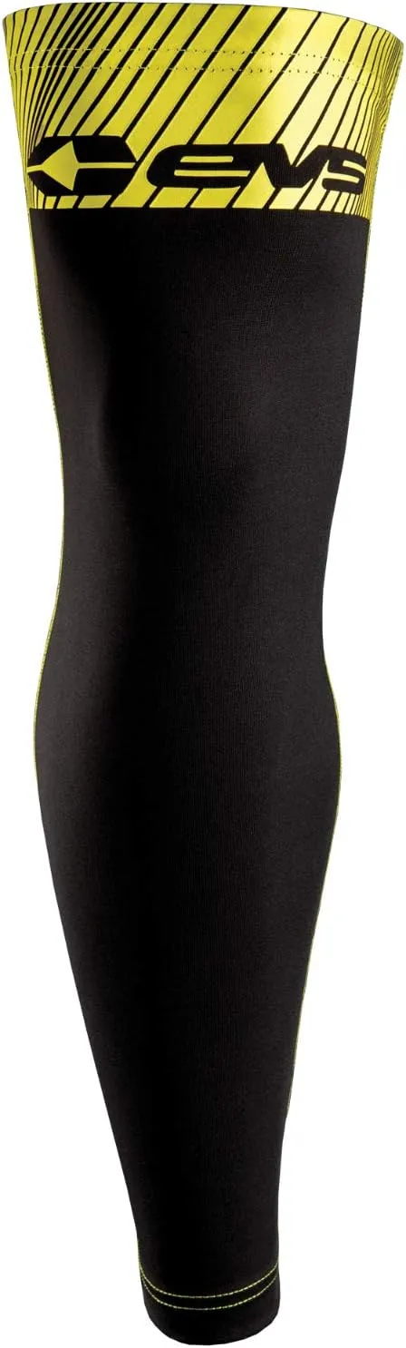 EVS unisex adult Other EVS Sports US HIVIZ M Brace Sleeves Black Hi Viz Yellow Medium, Multi, Medium US