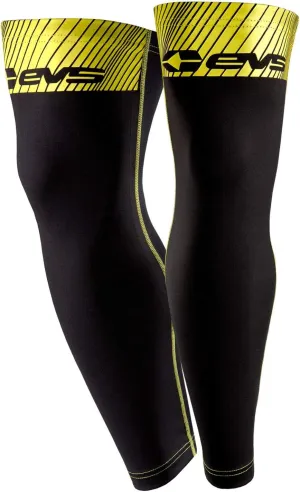 EVS unisex adult Other EVS Sports US HIVIZ M Brace Sleeves Black Hi Viz Yellow Medium, Multi, Medium US
