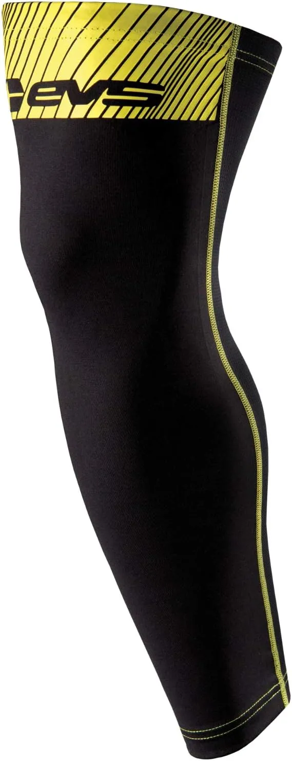 EVS unisex adult Other EVS Sports US HIVIZ M Brace Sleeves Black Hi Viz Yellow Medium, Multi, Medium US