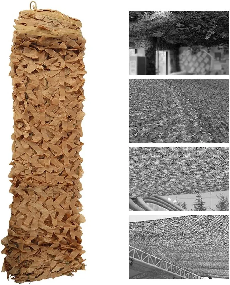 EVTSCAN Camouflage Net Lightweight Camouflage Netting for Camping Sunscreen Shelter