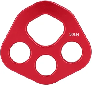 EVTSCAN Rigging Plate, Outdoor 4 Holes Paw Rigging Plate Rock Climbing Multi Anchor Point Connector Gear