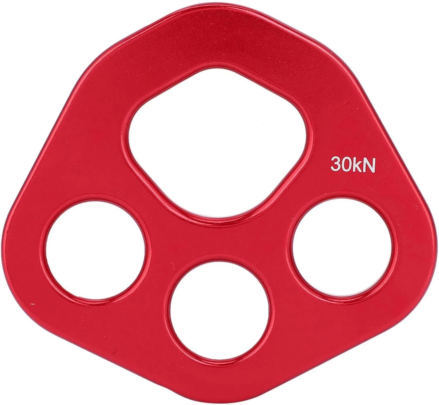 EVTSCAN Rigging Plate, Outdoor 4 Holes Paw Rigging Plate Rock Climbing Multi Anchor Point Connector Gear