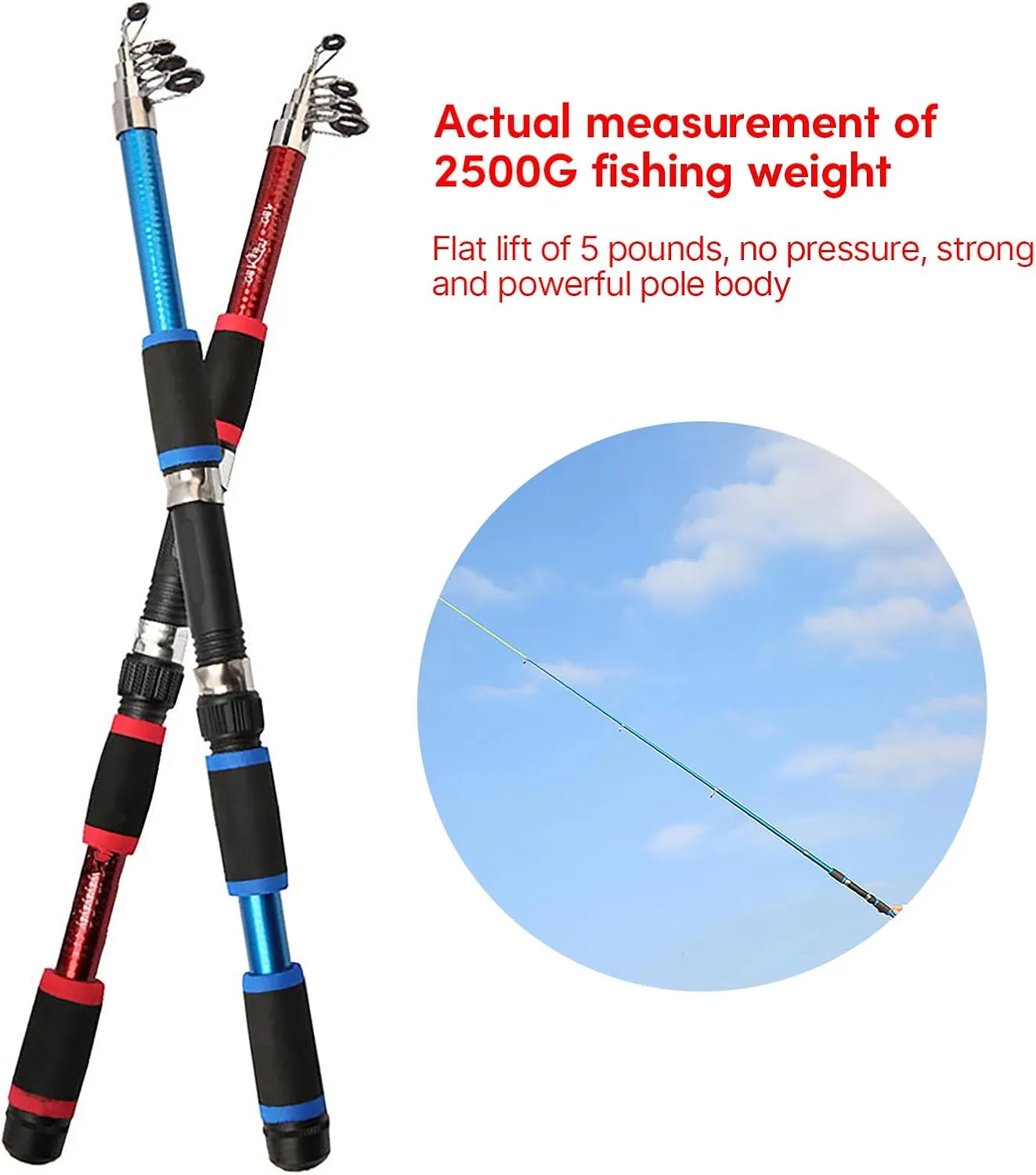 Expandable Fishing Rod Lightweight Hard Sea Poles Throwing Rod Telescopic Long Throwing Poles Portable Sea Fishing Gear