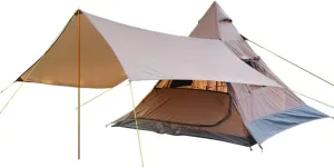 Family Pyramid Tent Pyramid Tipi Tent Adult Indian Teepee Tent for 3-4 Person Festival Party Tent Teepee