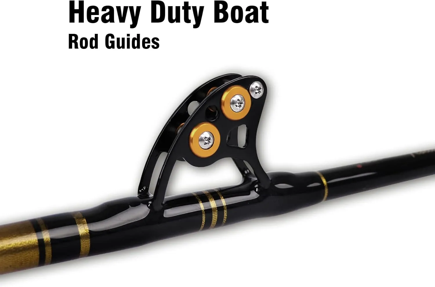 Fiblink Bent Butt Fishing Rod 2-Piece Saltwater Offshore Trolling Rod Big Game Roller Rod Conventional Boat Fishing Pole