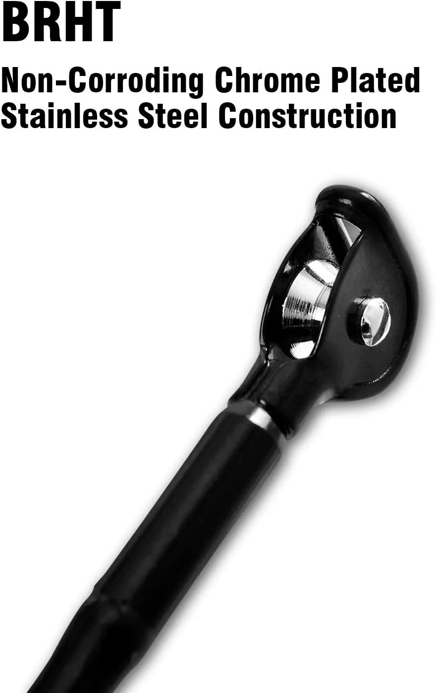 Fiblink Bent Butt Fishing Rod 2-Piece Saltwater Offshore Trolling Rod Big Game Roller Rod Conventional Boat Fishing Pole